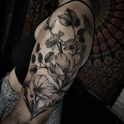 Explore clock hand tattoo ideas, creative tattoo ideas in Valdosta, available at Acid Ink Tattoos