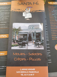 Santa fé à Merville-Franceville-Plage menu
