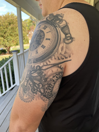 Explore chronic pain tattoo ideas, creative tattoo ideas in Pendleton, available at Just Another Hole in the Wall Tattoo