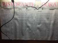 Ristorante Dorandò à San Gimignano menu
