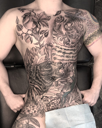 Explore lean tattoo ideas, creative tattoo ideas in Clarksburg, available at Art & Soul Studio Of Tattoo