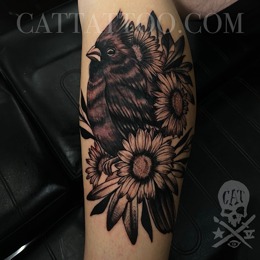 Explore tattoo ideas for photographers, creative tattoo ideas in Addison, available at Cat Tattoo