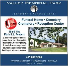 Funeral Home «Valley Memorial Park Cemetery and Funeral Home», reviews and photos, 650 Bugeia Ln, Novato, CA 94945, USA