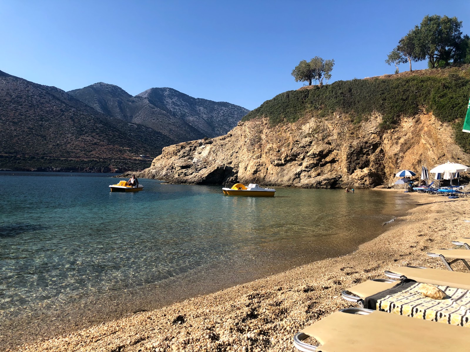 Foto van Karavostasi Strand - aanbevolen voor gezinsreizigers met kinderen