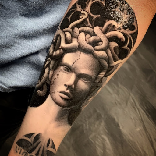 Explore booty tattoo ideas for ladies, creative tattoo ideas in Oklahoma City, available at 405 Ink