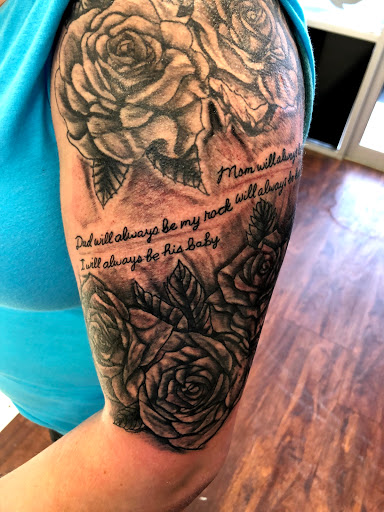 Explore ideas for tattoo sleeve theme, creative tattoo ideas in Seymour, available at American Gypsy Tattoo Corp.