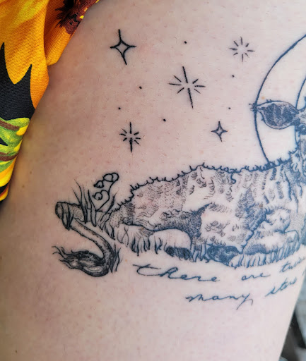 Explore tattoo ideas on ribs for men, creative tattoo ideas in Bryan, available at Storyline Ink Tattoo