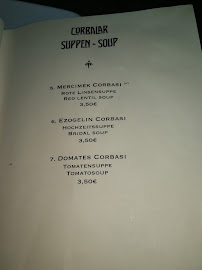 Köz Anatolian Specialties - Jena à Jena menu