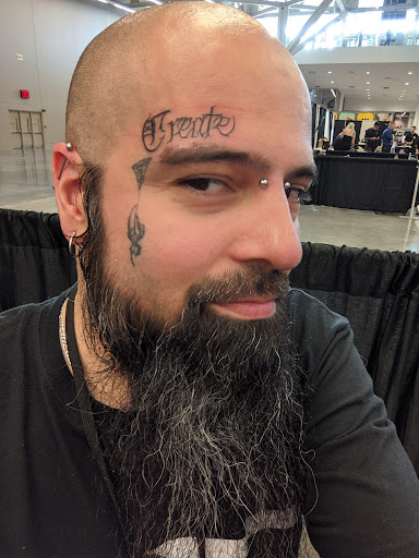 Explore dog tattoo ideas for females, creative tattoo ideas in Niles, available at Blackwater Ink Tattoo studio