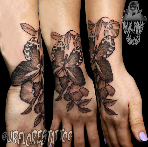 Explore rayquaza tattoo ideas, creative tattoo ideas in Caldwell, available at Blue Ring Studio Tattoo & Piercing