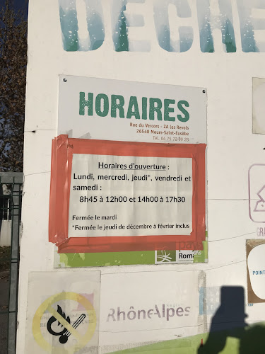 Déchèterie de Mours-Saint-Eusèbe à Mours-Saint-Eusèbe