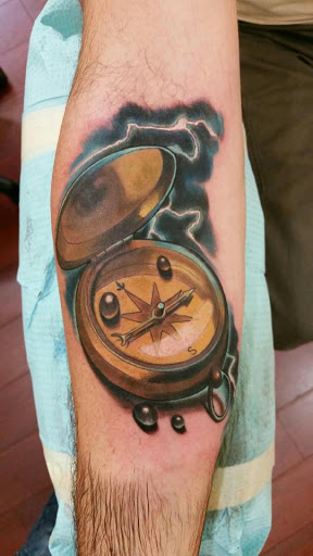Explore bum tattoo ideas for females, creative tattoo ideas in Richmond, available at Loose Screw Tattoo