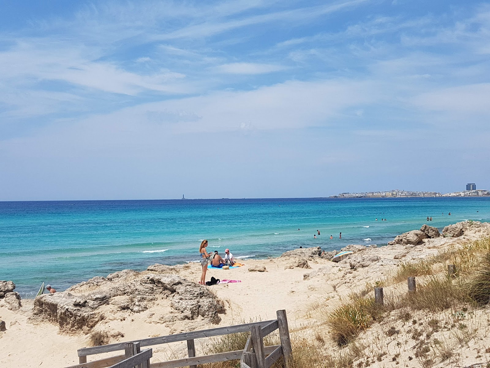 Foto de Spiaggia Gallipoli con playa amplia
