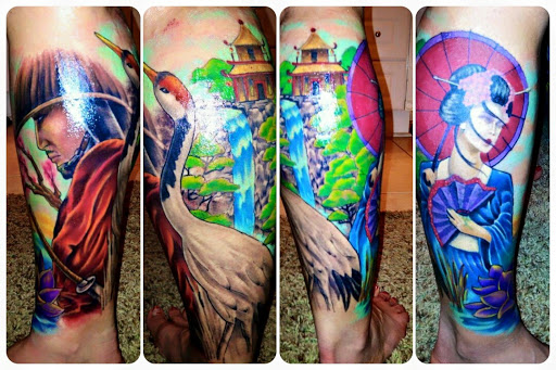 Explore cemetery tattoo ideas, creative tattoo ideas in Louisville, available at Imperial Tattoos