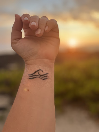 Explore female forearm tattoo ideas, creative tattoo ideas in Kailua Kona, available at Lady Luck Tattoo & Body Piercing