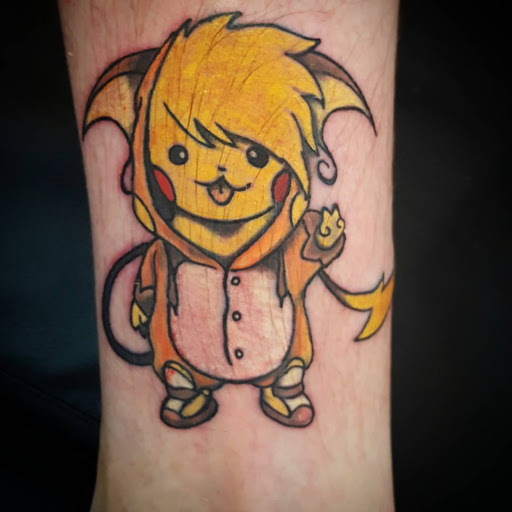 Explore tattoo cover up ideas shoulder, creative tattoo ideas in Traverse City, available at Pinups & Needles