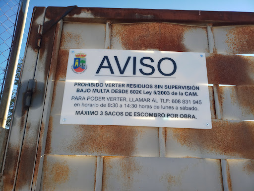 Punto Limpio Alalpardo en Valdeolmos-Alalpardo, Madrid