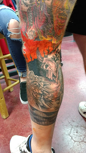 Explore dragonfly tattoo ideas for guys, creative tattoo ideas in Burlington, available at Tiny Tims Tattoo Shop