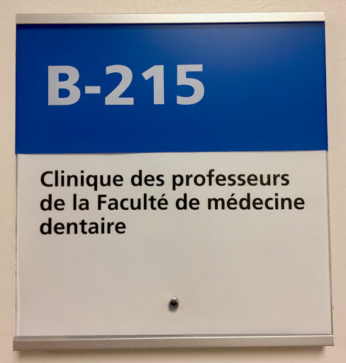 Clinique des Professeurs de la Faculté de médecine dentaire