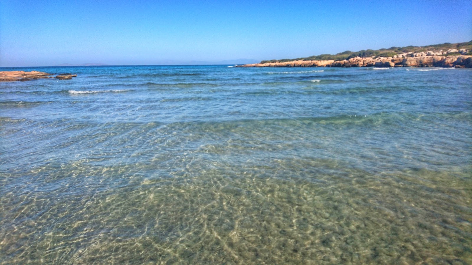 Fotografija Kirkevler Plaji z turkizna čista voda površino