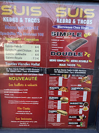 Menu / carte de Le marmara kebab à Alençon