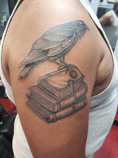 Explore torso tattoo ideas, creative tattoo ideas in Houston, available at Rose & Dagger Tattoo