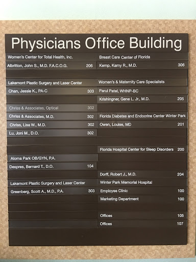 Eye Care Center «Chriss & Associates, M.D. P.A.», reviews and photos, 1925 Mizell Ave #302, Winter Park, FL 32792, USA