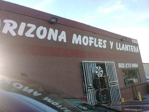 Arizona mofles Y Llantera