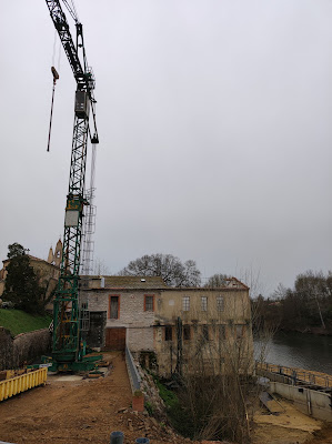 Moulin et vue sur l'Agout à Guitalens-l'Albarède