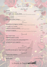 Menu du L'Angolo di Napoli à Reggio Emilia