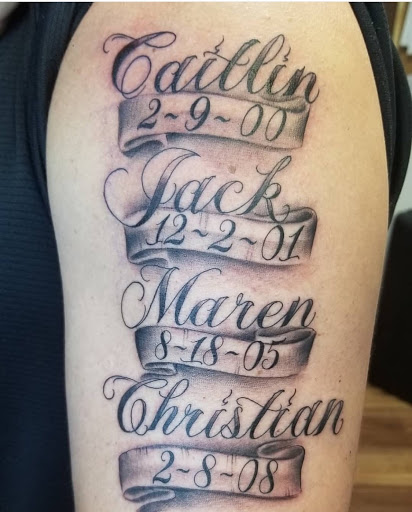 Explore black heart heart tattoo cover up ideas, creative tattoo ideas in Keyport, available at Taboo Tattoos