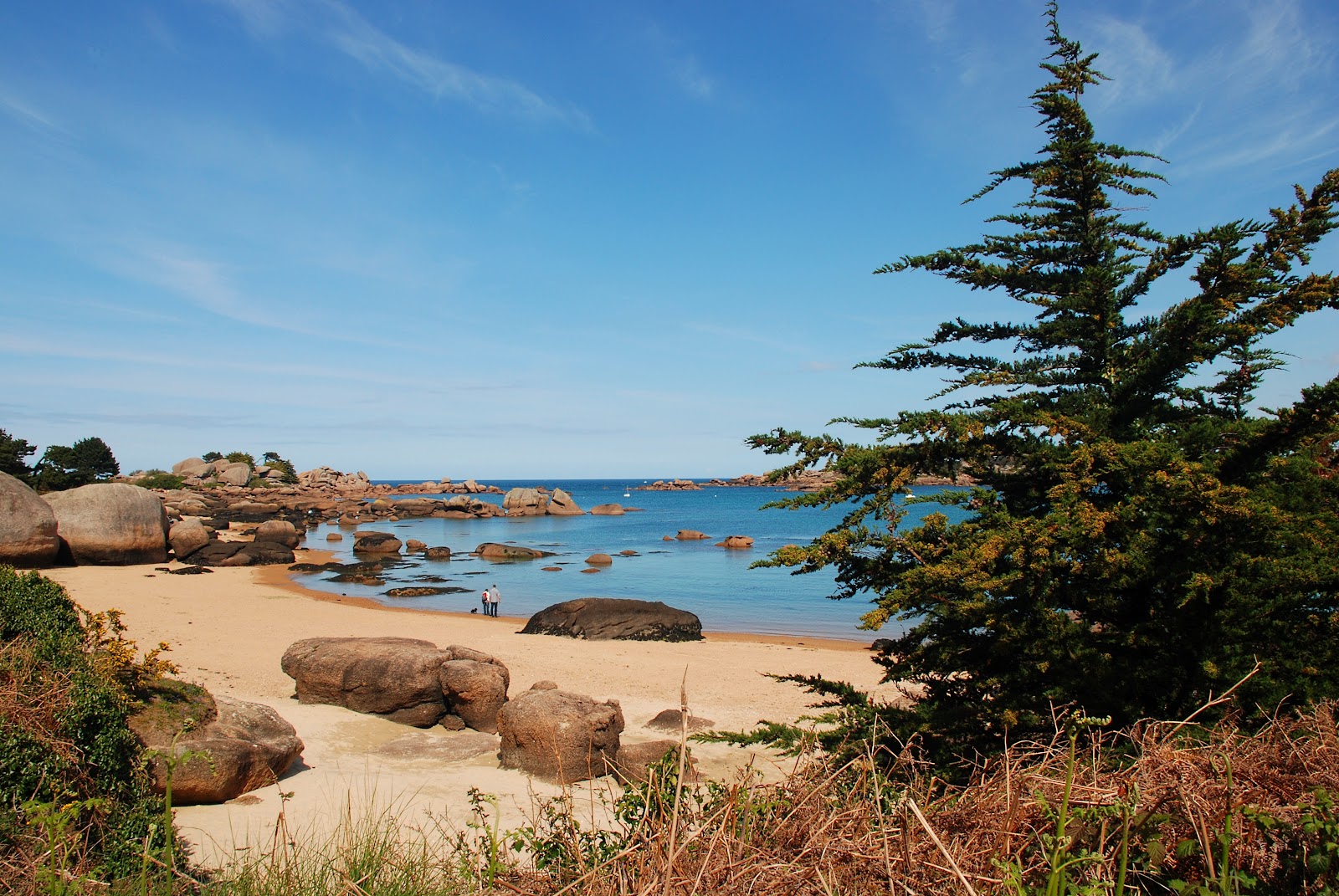 Foto di Plage Ty-Lia con una superficie del sabbia beige