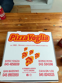 Menu du Pizzavoglia cavaion à Cavaion Veronese