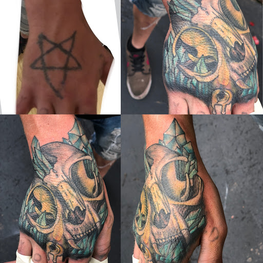 Explore cool cross tattoo ideas, creative tattoo ideas in Syracuse, available at Perfect Storm Tattoo