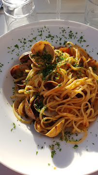 Spaghetti alle vongole du Restaurant italien Monica - Le Clan des Mamma La Baule - Restaurant de plage à La Baule-Escoublac - n°7