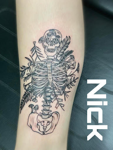 Explore husky tattoo ideas, creative tattoo ideas in Grenada, available at HeadSpace Tattoo