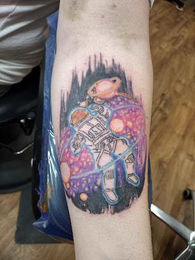 Explore coordinate tattoo ideas, creative tattoo ideas in Park Hills, available at Sideshow Tattoo and Piercings