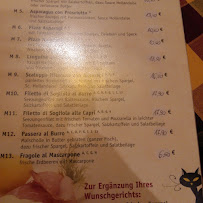 Pizzeria Gatto Nero à Berlin menu