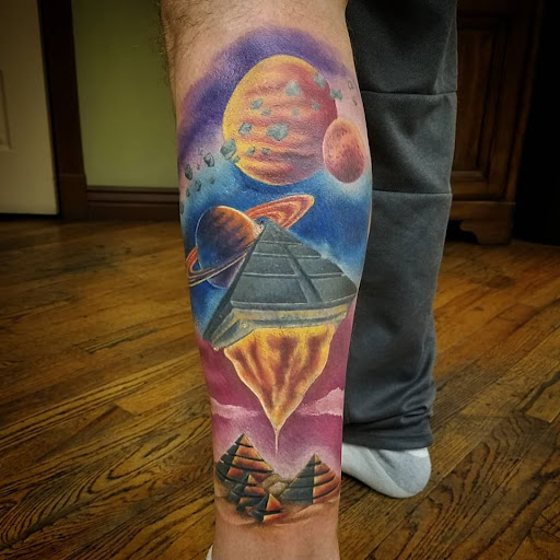 Explore drug tattoo ideas, creative tattoo ideas in Canon City, available at Tattoos By Richie Streate