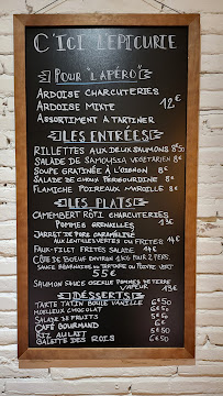 Restaurant C ici l'épicurie à Bondigoux - menu / carte