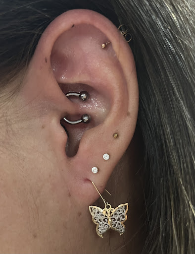 Explore bee tattoo ideas for women, creative tattoo ideas in Riverside, available at The Pierced Tai