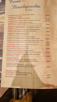 Menu du La Sirena da Valerio Pizzeria à Prüm