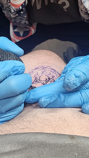 Explore father son tattoos ideas, creative tattoo ideas in Roanoke, available at Black Caesar Tattoos & Piercings
