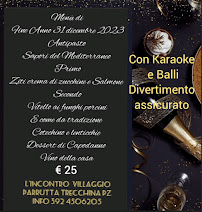 Menu du L'incontro Ristopub Paninoteca Piadineria Pizzeria à Trecchina