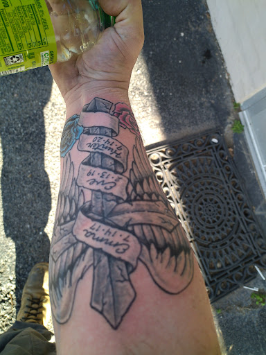 Explore thumb tattoo ideas, creative tattoo ideas in Sikeston, available at Monster Tattoo Studio