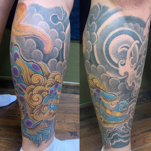 Explore tattoo ideas mens chest, creative tattoo ideas in Austin, available at Black Swan Tattoo Company