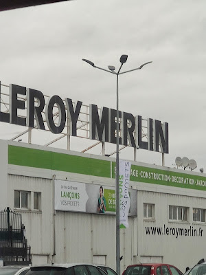 Leroy Merlin, cour des matériaux à Tourville-la-Rivière