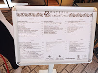 Menu du Osteria dalla Zabariona à Ravenna