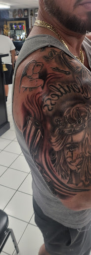 Explore outdoorsman tattoo ideas, creative tattoo ideas in Sherwood, available at Golden Lotus Tattoo Studio