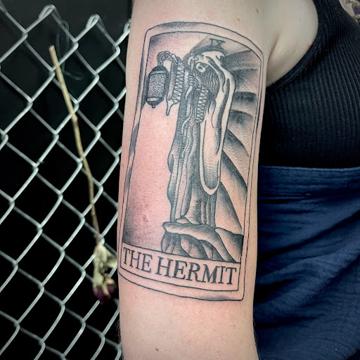 Explore badass neck tattoo ideas, creative tattoo ideas in Buffalo, available at True Gloom Tattoo Studio